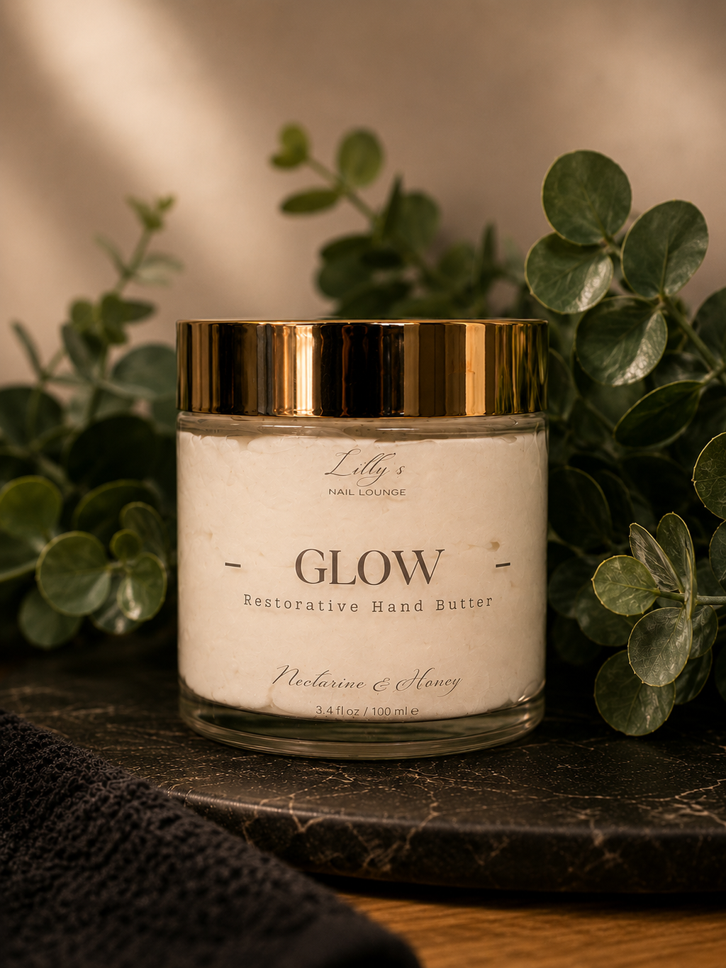 Glow Restorative Hand Butter – Nectarine & Honey