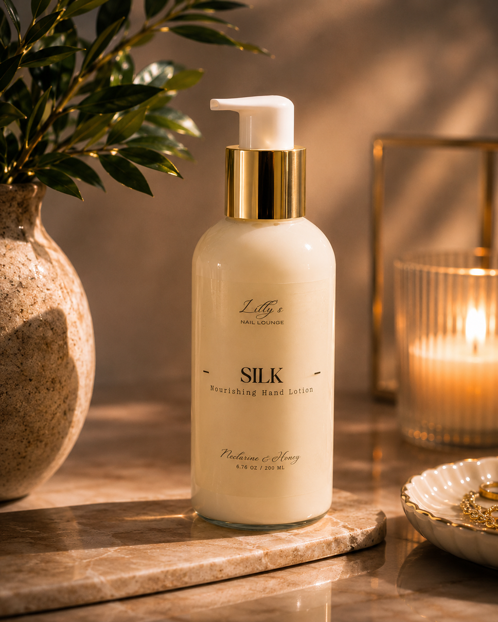 Silk Nourishing Hand Lotion – Nectarine & Honey